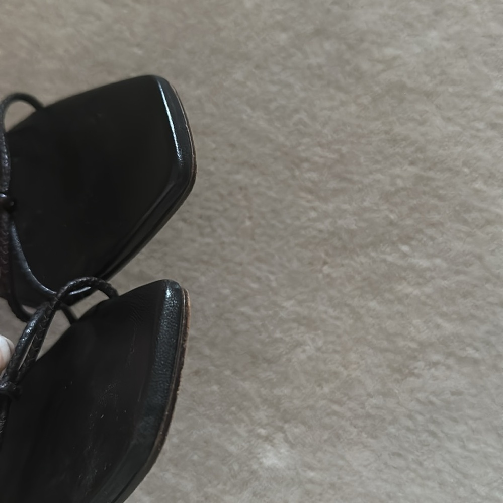 **AS IS ** RARE Vintage GUCCI Tom Ford Bamboo Kitten Heels 7 1/2B - Picture 7 of 10